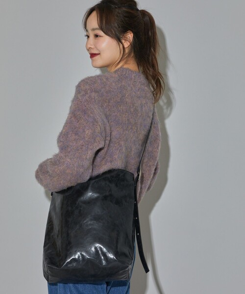 PUBLUX（パブリュクス）の「PUBLUX/パブリュクス アイレットベルトショルダーバッグ(限定展開)（ショルダーバッグ・メンズ・ブラック/ブラウン・FREE）」の17枚目の写真