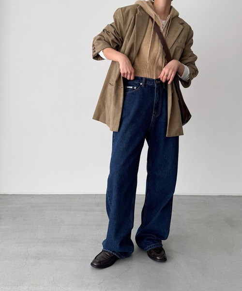 CANAL JEAN（キャナルジーン）の「El mar フードニットベスト