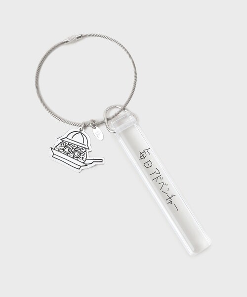 tk.TAKEO KIKUCHI（ティーケータケオキクチ）の「◆Ken Kagami×tk．TAKEO KIKUCHI 毎日アドベンチャーキーホルダー（キーケース/キーアクセサリー・メンズ・ライトオレンジ系/ブルー系その他/クリア・00）」の3枚目の写真