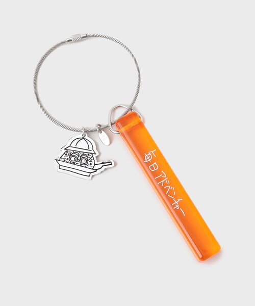 tk.TAKEO KIKUCHI（ティーケータケオキクチ）の「◆Ken Kagami×tk．TAKEO KIKUCHI 毎日アドベンチャーキーホルダー（キーケース/キーアクセサリー・メンズ・ライトオレンジ系/ブルー系その他/クリア・00）」の4枚目の写真