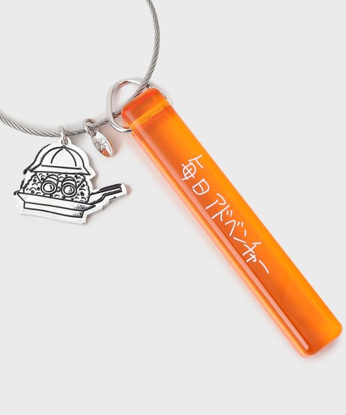 tk.TAKEO KIKUCHI（ティーケータケオキクチ）の「◆Ken Kagami×tk．TAKEO KIKUCHI 毎日アドベンチャーキーホルダー（キーケース/キーアクセサリー・メンズ・ライトオレンジ系/ブルー系その他/クリア・00）」の5枚目の写真