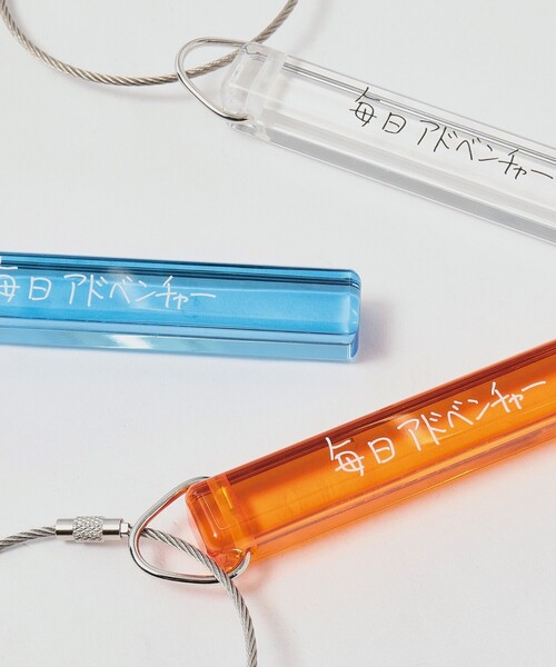 tk.TAKEO KIKUCHI（ティーケータケオキクチ）の「◆Ken Kagami×tk．TAKEO KIKUCHI 毎日アドベンチャーキーホルダー（キーケース/キーアクセサリー・メンズ・ライトオレンジ系/ブルー系その他/クリア・00）」の8枚目の写真