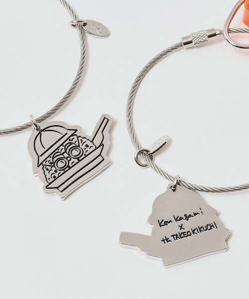 tk.TAKEO KIKUCHI（ティーケータケオキクチ）の「◆Ken Kagami×tk．TAKEO KIKUCHI 毎日アドベンチャーキーホルダー（キーケース/キーアクセサリー・メンズ・ライトオレンジ系/ブルー系その他/クリア・00）」の9枚目の写真