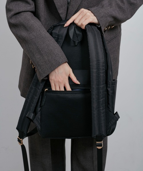 【WEB限定カラー:チャコール】はっ水加工/10ポケットリュック 13L（バックパック/リュック）｜ROPE' PICNIC（ロペピクニック）