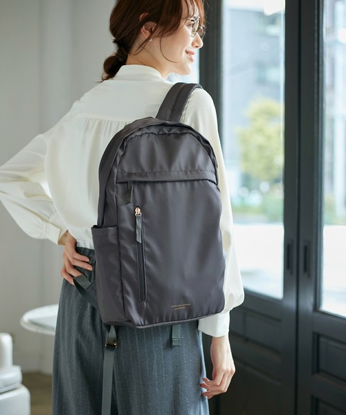 【WEB限定カラー:チャコール】はっ水加工/10ポケットリュック 13L（バックパック/リュック）｜ROPE' PICNIC（ロペピクニック）