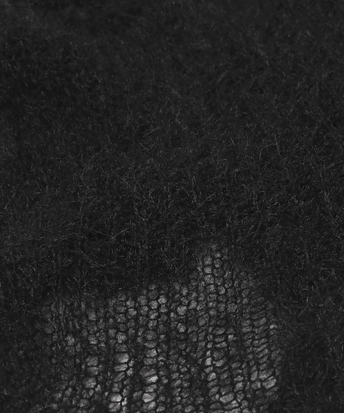 FOREVER 21(フォーエバー トゥエンティーワン)の「【2024FW】スカシニットバブーシュカ(ニットキャップ/ビーニー・レディース・ブラック/オフホワイト・FREE)」の14枚目の写真