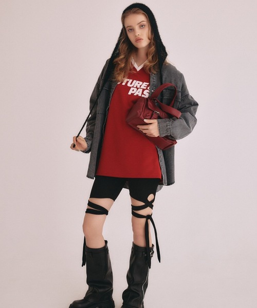 FOREVER 21(フォーエバー トゥエンティーワン)の「【2024FW】スカシニットバブーシュカ(ニットキャップ/ビーニー・レディース・ブラック/オフホワイト・FREE)」の9枚目の写真