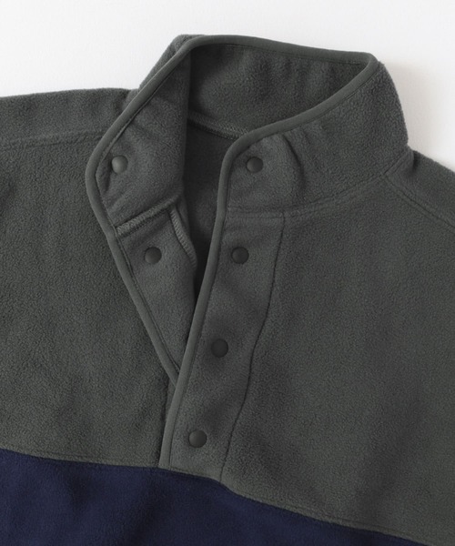 新品‼️人気‼️clubhaus フリース　プルオーバー セール】『洗濯可』フリースバイカラープルオーバー(KIDS