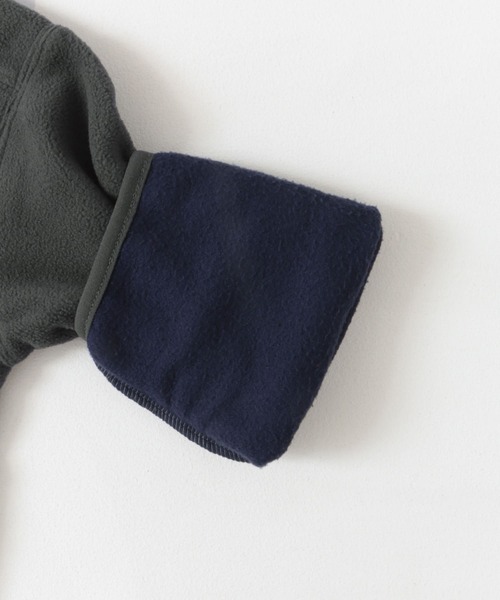 セール】『洗濯可』フリースバイカラープルオーバー(KIDS