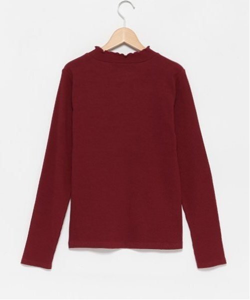 LOVETOXIC（ラブトキシック）の「【GOODPRICE/吸湿発熱】テレコインナー（Tシャツ/カットソー・キッズ・エンジ/ピンク/ブラック/マルチ/オフホワイト・S/M/L）」の12枚目の写真