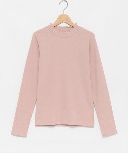 LOVETOXIC（ラブトキシック）の「【GOODPRICE/吸湿発熱】テレコインナー（Tシャツ/カットソー・キッズ・エンジ/ピンク/ブラック/マルチ/オフホワイト・S/M/L）」の19枚目の写真