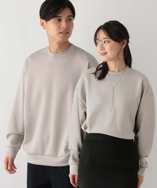 GLOBAL WORK Smile Seed Store（グローバルワーク スマイルシードストア）の「上品スウェットクルー/129705（スウェット・メンズ・チャコール/ベージュ/アイボリー/ブラック/ブルー系その他/スカイブルー・SMALL/MEDIUM/LARGE/X-LARGE）」の5枚目の写真