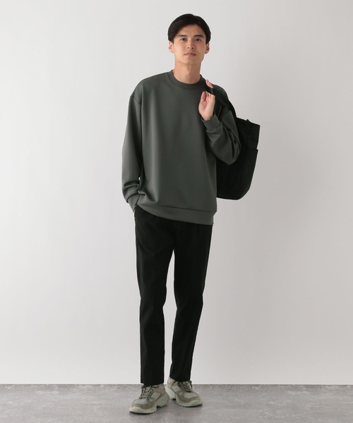 GLOBAL WORK Smile Seed Store（グローバルワーク スマイルシードストア）の「上品スウェットクルー/129705（スウェット・メンズ・チャコール/ベージュ/アイボリー/ブラック/ブルー系その他/スカイブルー・SMALL/MEDIUM/LARGE/X-LARGE）」の9枚目の写真