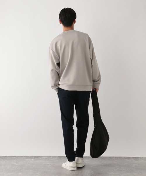 GLOBAL WORK Smile Seed Store（グローバルワーク スマイルシードストア）の「上品スウェットクルー/129705（スウェット・メンズ・チャコール/ベージュ/アイボリー/ブラック/ブルー系その他/スカイブルー・SMALL/MEDIUM/LARGE/X-LARGE）」の16枚目の写真
