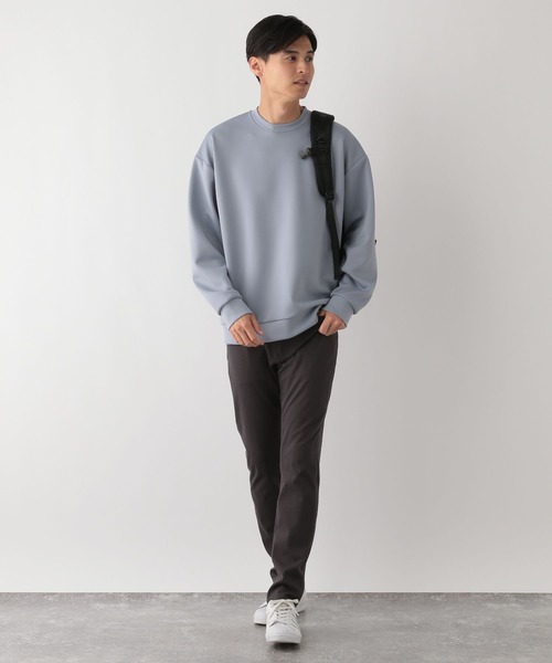 GLOBAL WORK Smile Seed Store（グローバルワーク スマイルシードストア）の「上品スウェットクルー/129705（スウェット・メンズ・チャコール/ベージュ/アイボリー/ブラック/ブルー系その他/スカイブルー・SMALL/MEDIUM/LARGE/X-LARGE）」の21枚目の写真