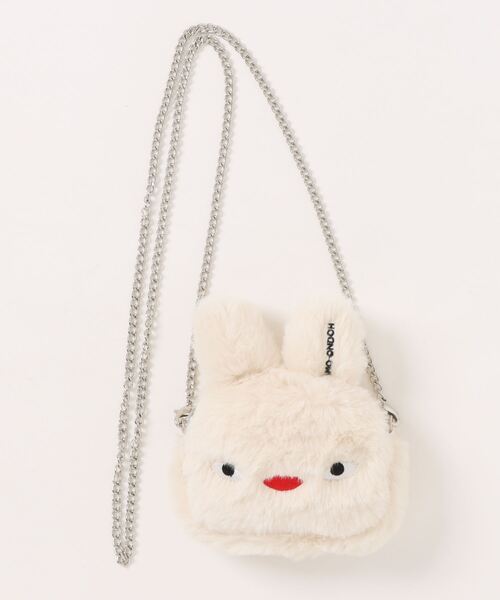 【SAMO ONDOH】TOKIYOM MINI POUCH ECO FUR トキヨム ミニポーチ tokiyom mini pouch eco fur ivory