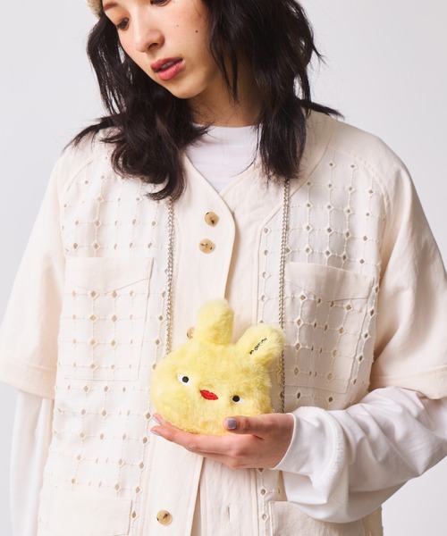 SAMO ONDOH/セイモオンド】 Tokiyom mini pouch eco fur（ポーチ