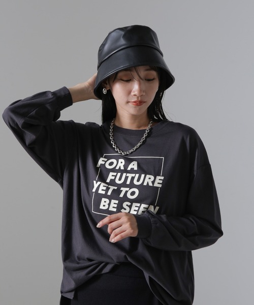 セール】フェイクレザーバケットハット（ハット）｜NANO universe