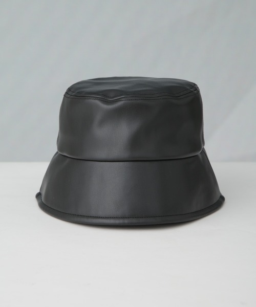セール】フェイクレザーバケットハット（ハット）｜NANO universe