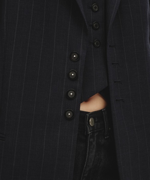 セール】Stripe Compact Vest（ベスト）｜TODAYFUL（トゥデイフル）の