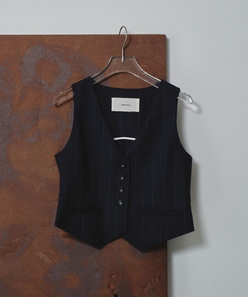 セール】Stripe Compact Vest（ベスト）｜TODAYFUL（トゥデイ