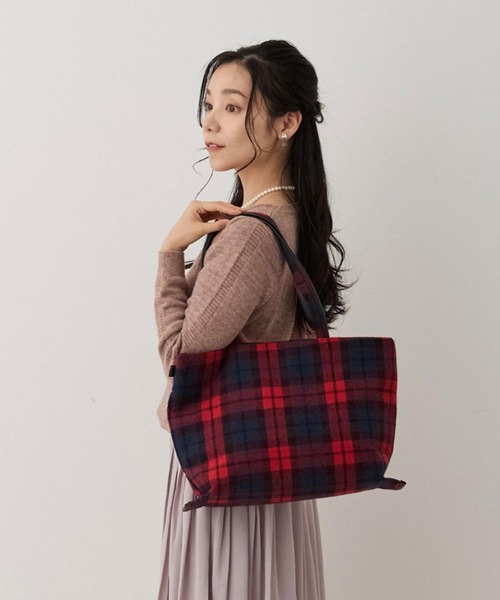 ROOTOTE(ルートート)の「ルートート / LT.MED.DotCheck-A(トートバッグ・レディース・ブラック/レッド・FREE)」の1枚目の写真