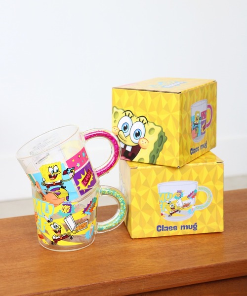 SiNCERE(シンシア)の「〈SPONGEBOB/スポンジボブ〉GLASS MUG/グラスマグ(グラス/マグカップ/タンブラー・レディース・ピンク/イエロー・ONE SIZE)」の17枚目の写真
