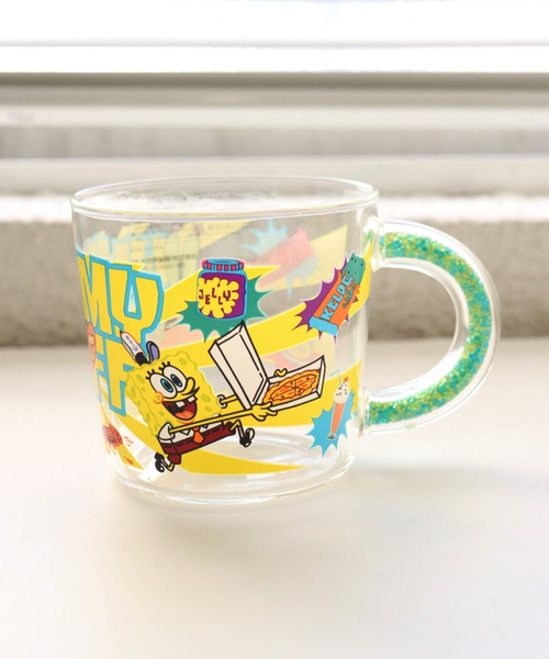 SiNCERE(シンシア)の「〈SPONGEBOB/スポンジボブ〉GLASS MUG/グラスマグ(グラス/マグカップ/タンブラー・レディース・ピンク/イエロー・ONE SIZE)」の6枚目の写真