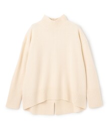 カシミヤブレンド ハイネックニット