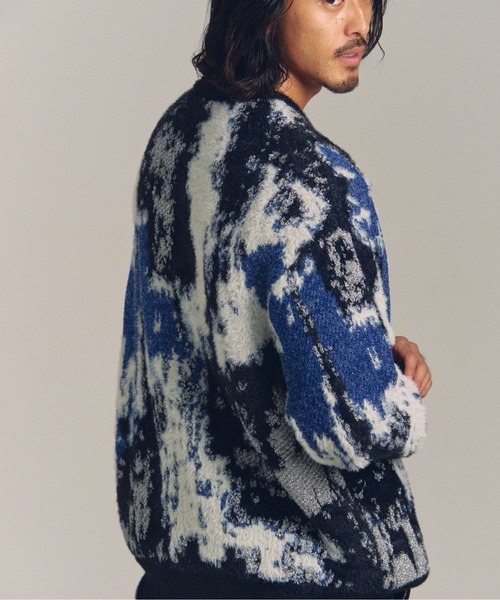JACKROSE(ジャックローズ)の「JE スプラッシュジャガードクルーニット(ニット/セーター・メンズ・ブラック系2/ブラック・M/L)」の10枚目の写真