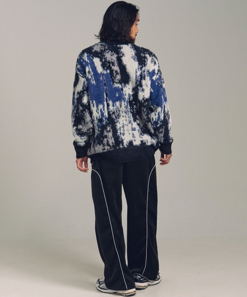 JACKROSE(ジャックローズ)の「JE スプラッシュジャガードクルーニット(ニット/セーター・メンズ・ブラック系2/ブラック・M/L)」の17枚目の写真