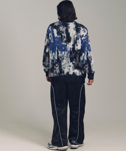 JACKROSE(ジャックローズ)の「JE スプラッシュジャガードクルーニット(ニット/セーター・メンズ・ブラック系2/ブラック・M/L)」の18枚目の写真