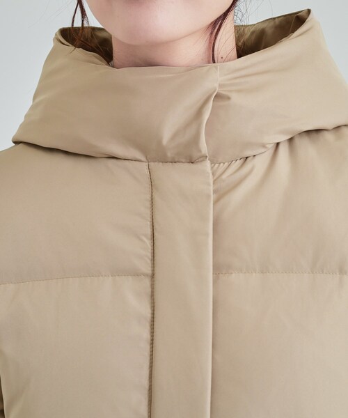 DRESKIP（ドレスキップ）の「◆【洗える/撥水】10の欲張りを満たす ボリューム襟 ダウンジャケット（ダウンジャケット/コート・レディース・ブラック/ブラウン系その他/ナチュラル・02/03/04）」の20枚目の写真