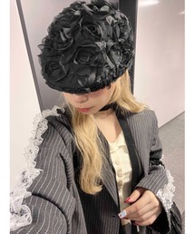 WC | ローズモチーフハンチング(ハンチング/ベレー帽)