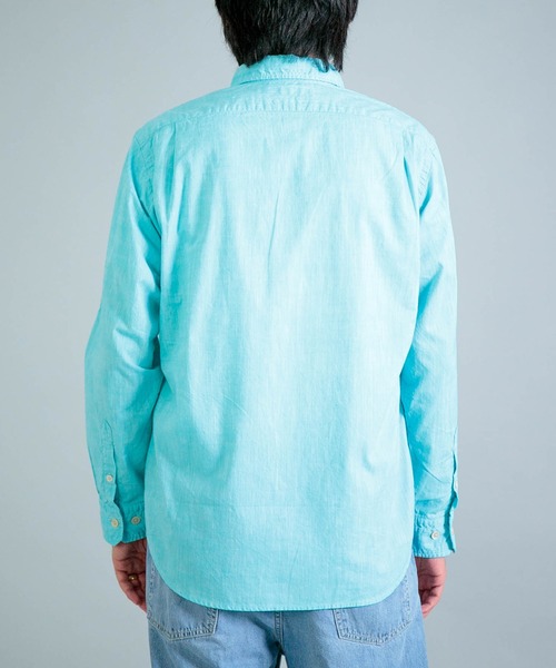 OMNIGOD mens / オムニゴッド] 撚り杢シャンブレー スプレッド