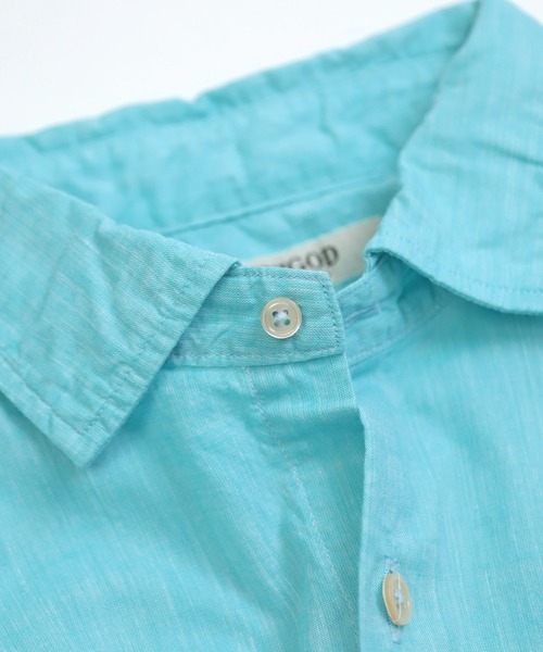 OMNIGOD mens / オムニゴッド] 撚り杢シャンブレー スプレッド