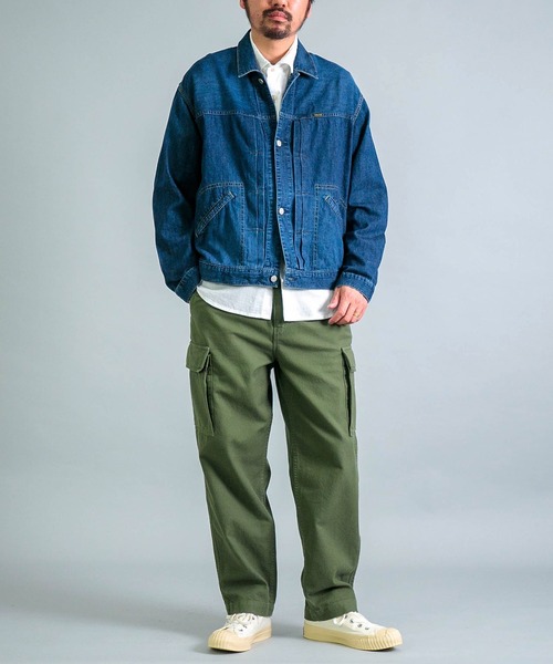 OMNIGOD mens / オムニゴッド] 撚り杢シャンブレー スプレッド