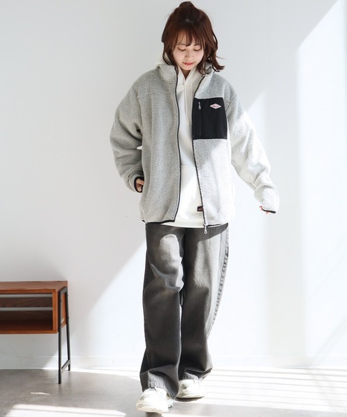 セール】【BALL/ボール】ワンポイントロゴワッペン 裏フリースニット