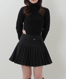 SENEE | pleats mini skirt（プリーツミニスカート）(スカート)