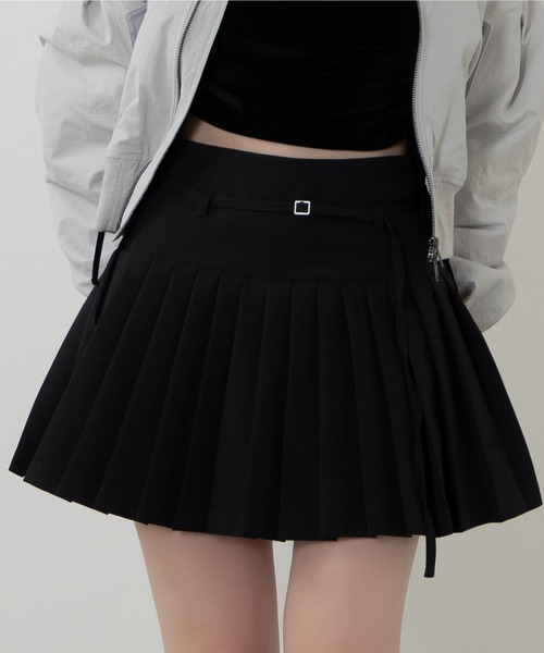 スカート Bibi pleats mini skirt ANDMARY】Bibi pleats mini skirt