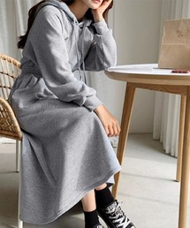 H.TOKYO（エイチトウキョウ）の「スウェットパーカーワンピース/ロング丈（ワンピース）」