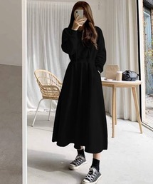 H.TOKYO（エイチトウキョウ）の「スウェットパーカーワンピース/ロング丈（ワンピース）」
