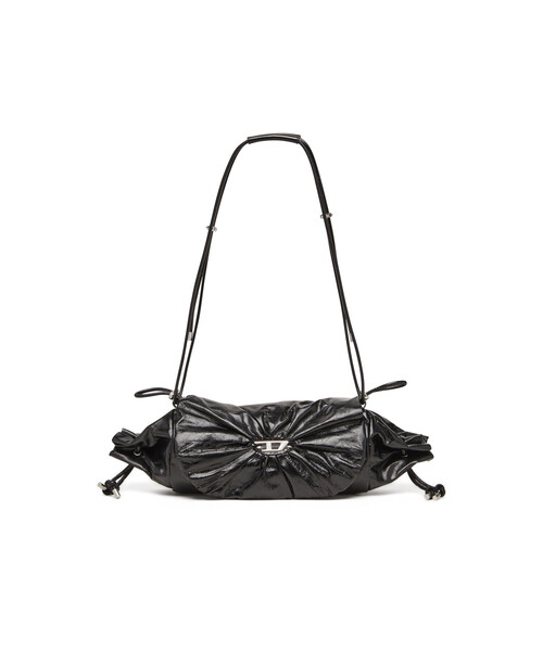 DIESEL（ディーゼル）の「ウィメンズ ショルダーバッグ M SCRUNCH-D SHOULDER M（ショルダーバッグ・レディース・ブラック/グレー・UNI）」の9枚目の写真