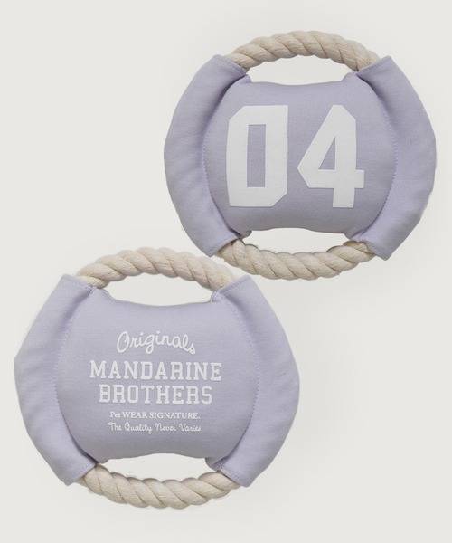 MANDARINE BROTHERS(マンダリンブラザーズ)の「ロープディスクトイ/犬おもちゃ(ペット用おもちゃ・レディース・ローズ/ブルー/ベージュ系その他/ラベンダー/グリーン系その他/グリーン系その他2・FREE)」の5枚目の写真