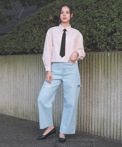 Honeys(ハニーズ)の「ダメージデニムパンツ(デニムパンツ・レディース・ブルー系その他2/ブルー系その他/グレー/ブルー系その他3/ブラック系その他・SS/S/M/LL/L)」の10枚目の写真