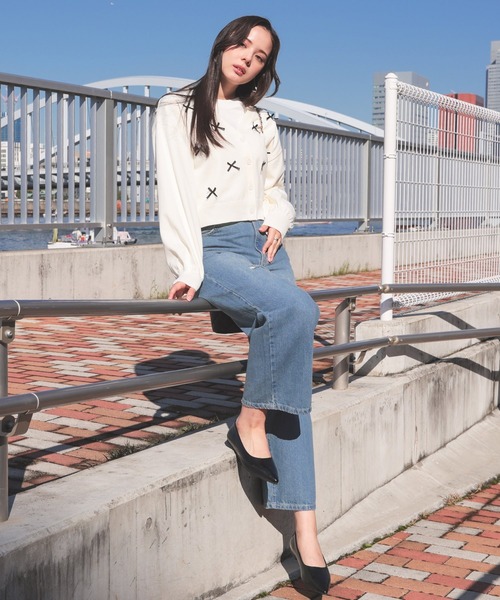 Honeys(ハニーズ)の「ダメージデニムパンツ(デニムパンツ・レディース・ブルー系その他2/ブルー系その他/グレー/ブルー系その他3/ブラック系その他・SS/S/M/LL/L)」の14枚目の写真