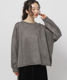 niko and... | フェイクスウェードロゴ刺繍プルオーバー(Tシャツ/カットソー)