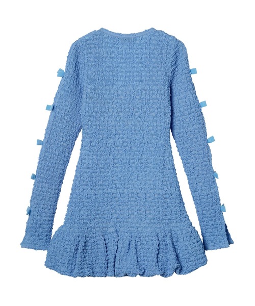 PAMEO POSE(パメオポーズ)の「Gathering Puff Mini Dress(ワンピース・レディース・ホワイト/スカイブルー/ブラック・FREE)」の16枚目の写真