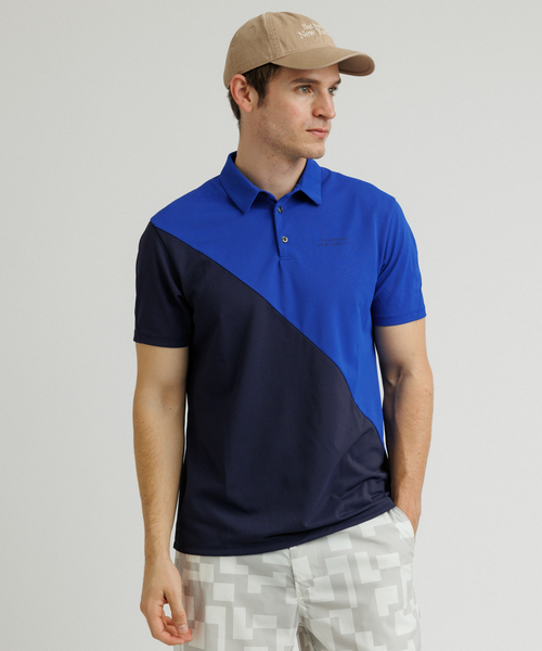Saturdays Golf(サタデーズゴルフ)の「Cutline Basic Polo Shirt S/S(ポロシャツ・メンズ・ブラック/グレー/ネイビー・S/XXL/M/L/XL)」の3枚目の写真