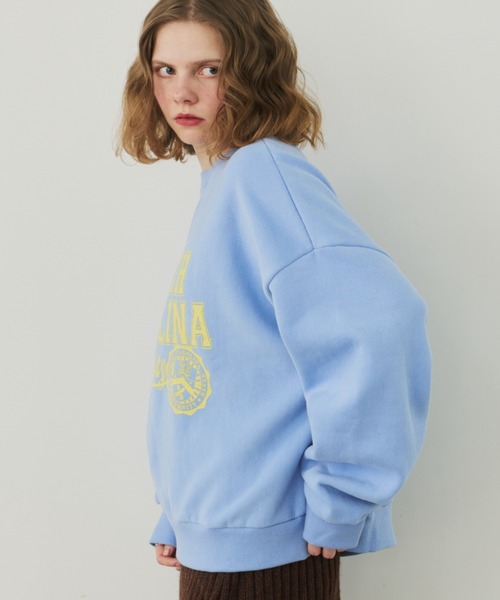 Unitage（ユニテージ）の「NORTHプリントダブル起毛スウェット（スウェット・レディース・ブルー/ピンク・FREE）」の14枚目の写真